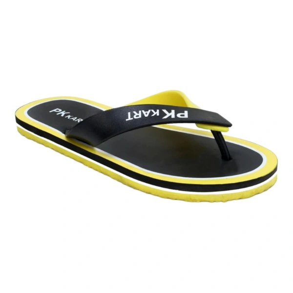 Krishna Shahibbad Free Delivery  ₹118 WCP Flip Flops Pack Of 2 cl4qu4 M162 RN - 6, Yellow Grey