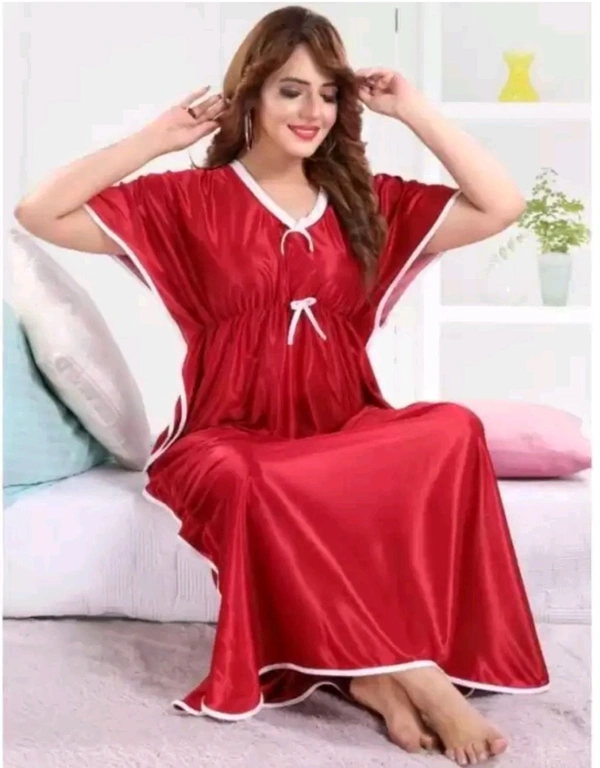 Rajma Product Free Delivery  ₹167 Women Night Dress  x82qszM 223 RN - Free, Maroon