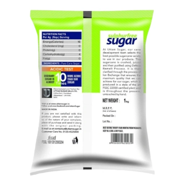 Zfsan Free Delivery  ₹ 48 WCP Best Quality Sugar JM 59 - 1 Kg