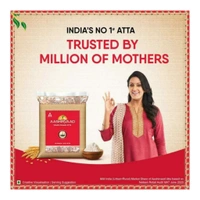 Zfsan Free Delivery  ₹37 Ashirwad  Frees Chakki Atta JM 45 - 5 Kg