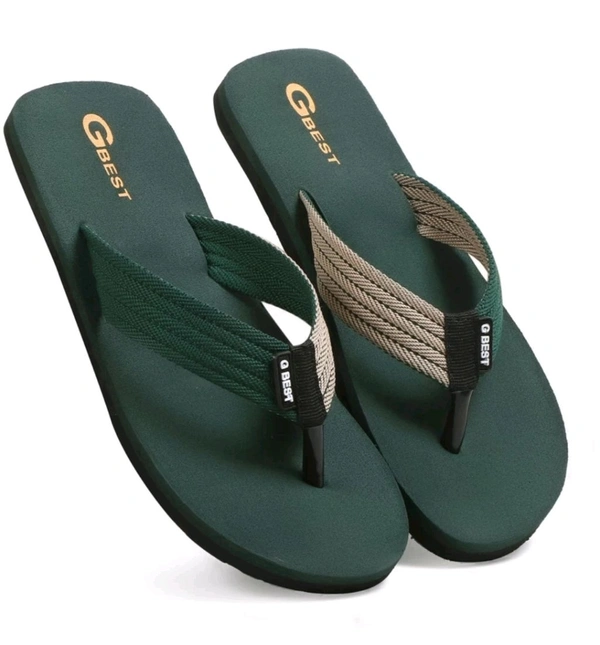 LAXMI ENTERPRISES Free Delivery  ₹ 117 WCP Man Slippers zujcrg M 235 - 8, Green Gray