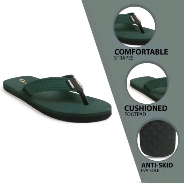 LAXMI ENTERPRISES Free Delivery  ₹ 117 WCP Man Slippers zujcrg M 235 - 8, Green Gray