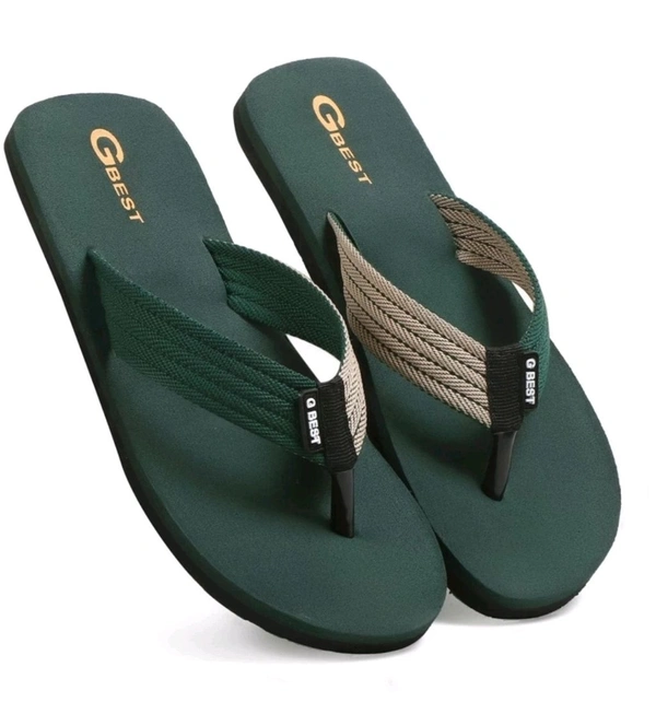 LAXMI ENTERPRISES Free Delivery  ₹ 117 WCP Man Slippers zujcrg M 235 - 7, Green Black