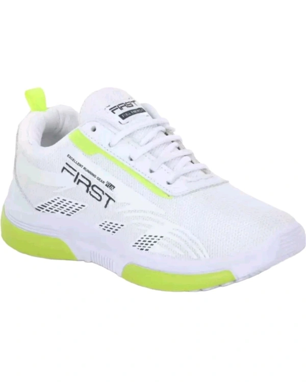 Jootiyapa India  ₹336 WCP Trendy Walking Sports Shoes For Men (White) 3ihsht M - 352 - White Green, 6