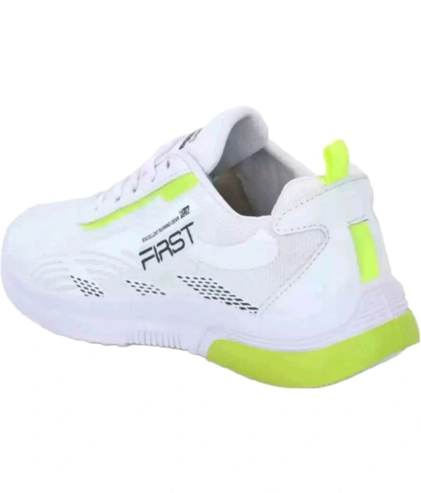 Jootiyapa India  ₹336 WCP Trendy Walking Sports Shoes For Men (White) 3ihsht M - 352 - White Green, 8