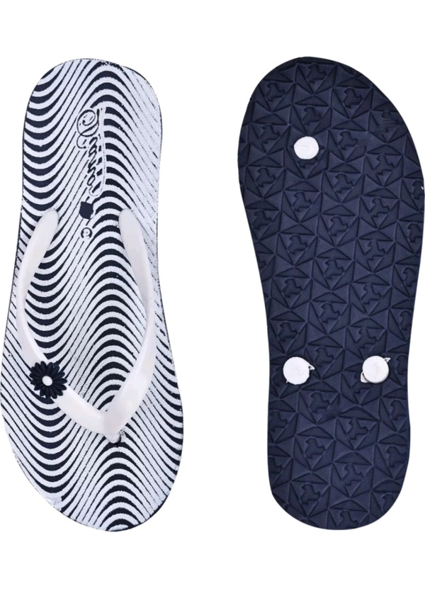 Diano Free Delivery  ₹95 WCP Diano Women's Stylish Flip Flop ozytun M - 119 - Navy Blue, 5