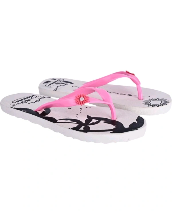 Diano Free Delivery  ₹95 WCP Diano Women's Stylish Flip Flop ozytun M - 119 - White, 7