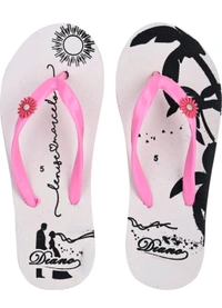 Diano Free Delivery  ₹95 WCP Diano Women's Stylish Flip Flop ozytun M - 119 - White, 7