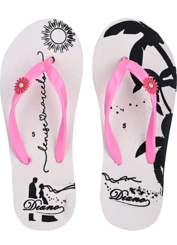 Diano Free Delivery  ₹95 WCP Diano Women's Stylish Flip Flop ozytun M - 119 - White, 7