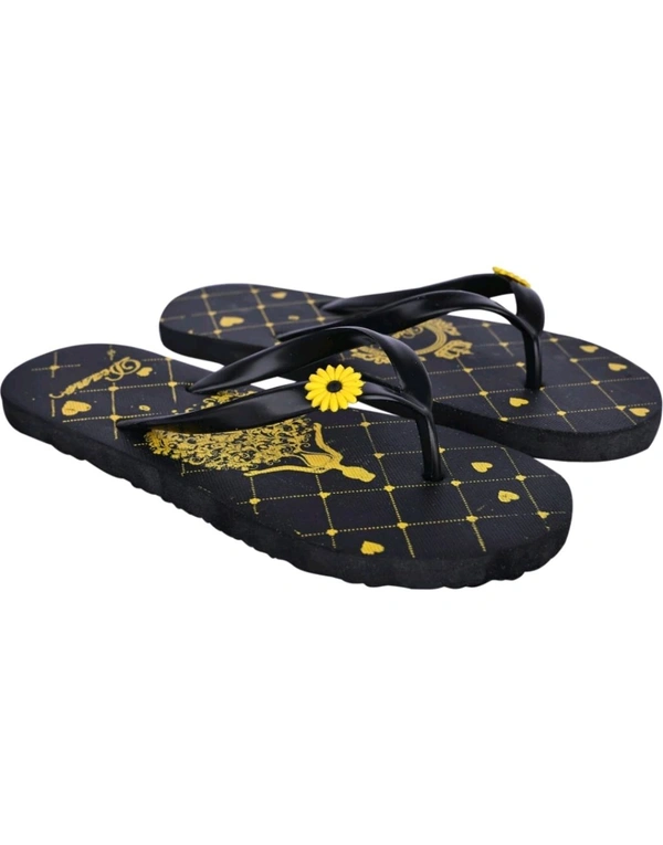 Diano Free Delivery  ₹95 WCP Diano Women's Stylish Flip Flop ozytun M - 119 - Black, 5