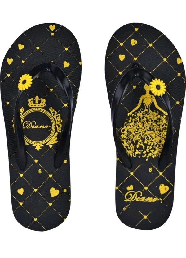 Diano Free Delivery  ₹95 WCP Diano Women's Stylish Flip Flop ozytun M - 119 - Black, 5