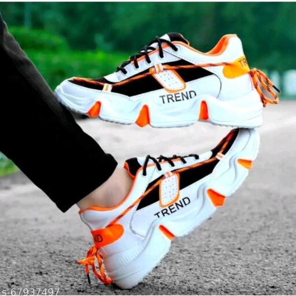 M/S Javed & Sons Free Delivery  ₹452 WCP Casual Shoes For Men 4zx4ub M 420 - 7, Web Orange