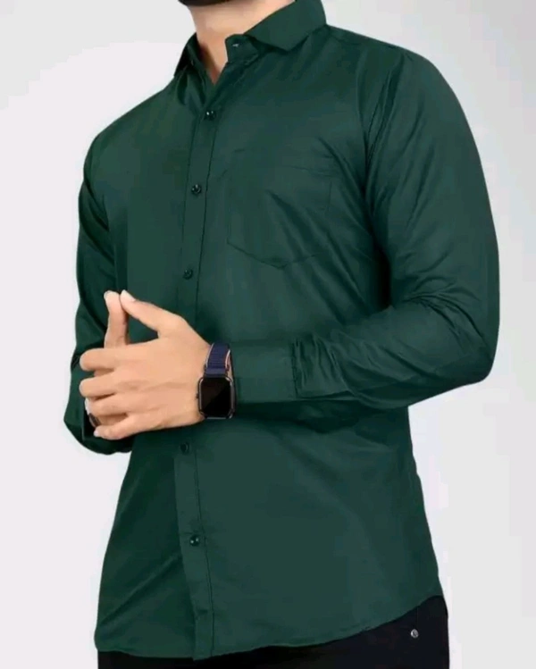 COCO MAPLE Free Delivery  ₹298 WCP Men Solid Casual Formal Shirt hvrcq4 M 335 - Hippie Green, L