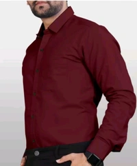 COCO MAPLE Free Delivery  ₹298 WCP Men Solid Casual Formal Shirt hvrcq4 M 335 - Maroon, XL