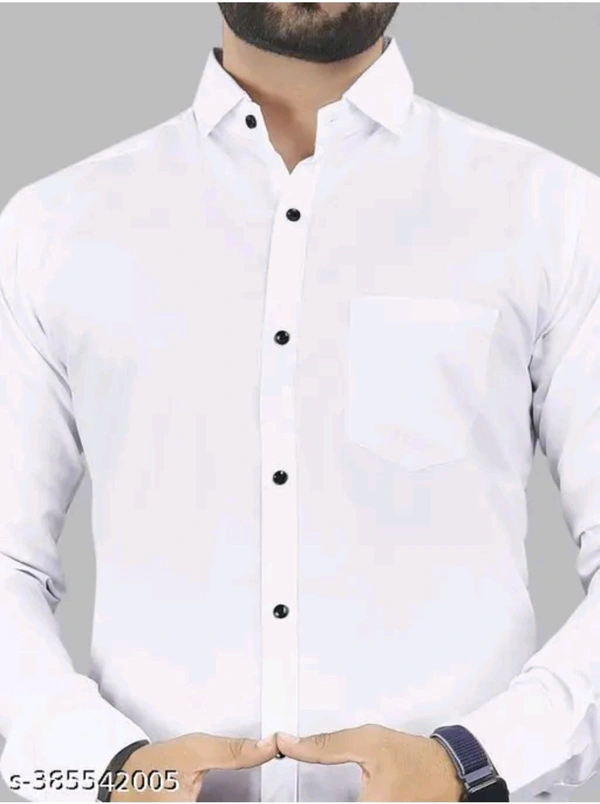COCO MAPLE Free Delivery  ₹298 WCP Men Solid Casual Formal Shirt hvrcq4 M 335 - White, XL