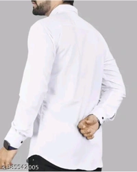 COCO MAPLE Free Delivery  ₹298 WCP Men Solid Casual Formal Shirt hvrcq4 M 335 - White, XL