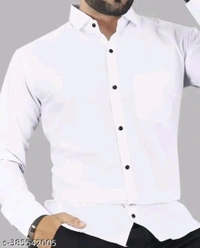 COCO MAPLE Free Delivery  ₹298 WCP Men Solid Casual Formal Shirt hvrcq4 M 335 - White, XL