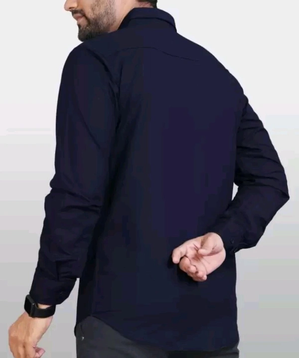 COCO MAPLE Free Delivery  ₹298 WCP Men Solid Casual Formal Shirt hvrcq4 M 335 - Navy Blue, XL
