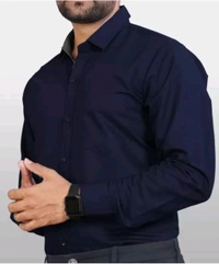 COCO MAPLE Free Delivery  ₹298 WCP Men Solid Casual Formal Shirt hvrcq4 M 335 - Navy Blue, XL