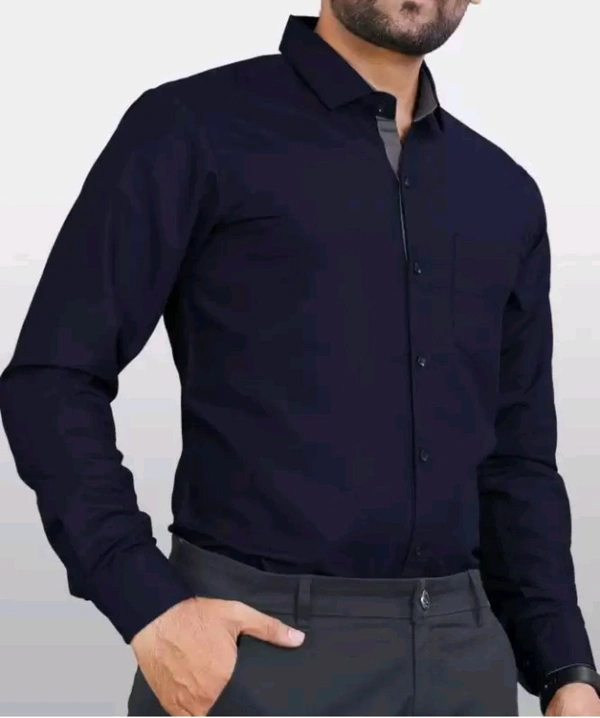 COCO MAPLE Free Delivery  ₹298 WCP Men Solid Casual Formal Shirt hvrcq4 M 335 - Navy Blue, XL
