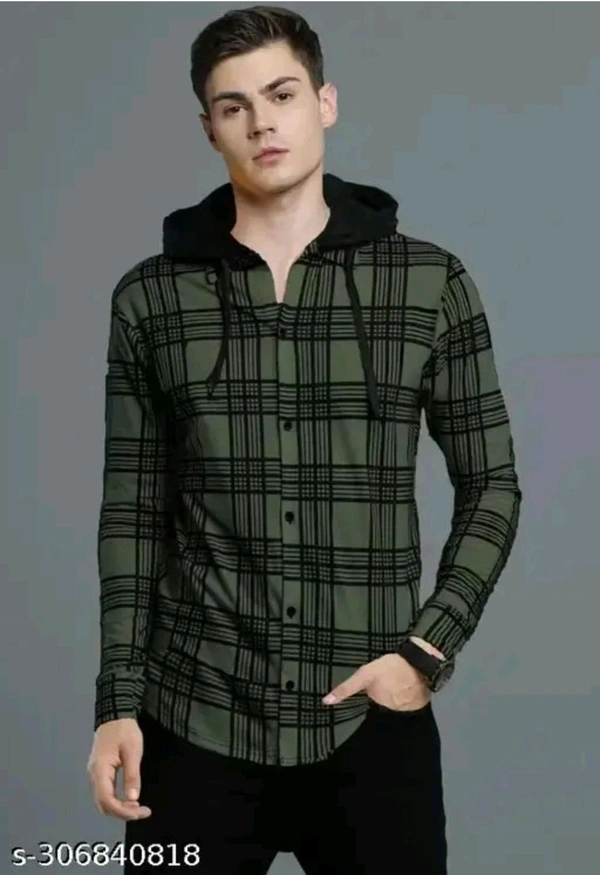 Nakoda Fashion Free Delivery  ₹258 WCP Men Full Sleeves Casual Shirt me10kh M 343 - Pine Green, L