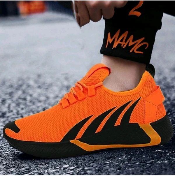 JOOTIYAPA INDIA Free Delivery  ₹282 WCP Casual Sneaker Shoes For Men ietsaj M 394 - Blaze Orange, 8