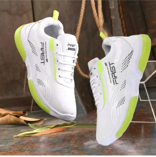 ₹306 WCP Stylish Running Shoes For Men bt5yey M 312 - White, 9
