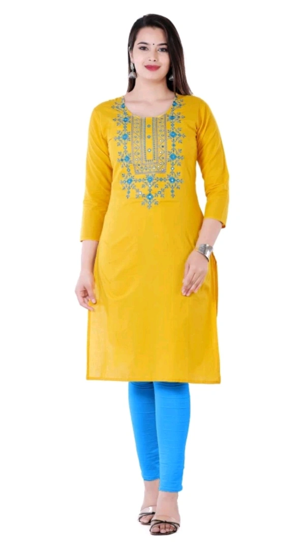 PRIYA FASHION Free Delivery  ₹315 WCP Women Kurtis gfs3n8 M 340 - Yellow, M