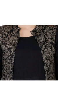 ARYA FASHION Free Delivery  ₹433 WCP Women Ethnic Jacket 2bakdx M 400 - Black, L