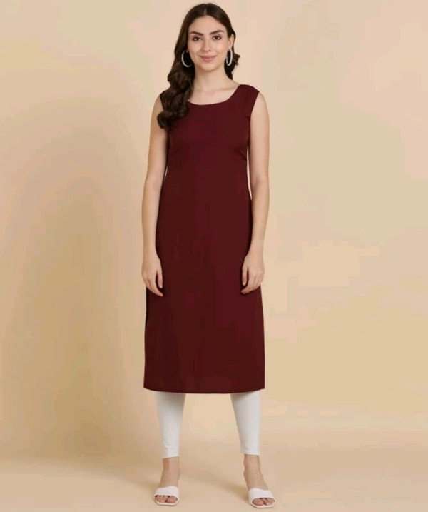 DSK Studio  ₹266 WCP Women Self Design Kurta y4ff86 M 213 - Maroon - Yellow, S