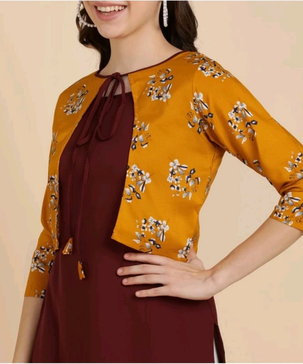 DSK Studio  ₹266 WCP Women Self Design Kurta y4ff86 M 213 - Maroon - Yellow, S