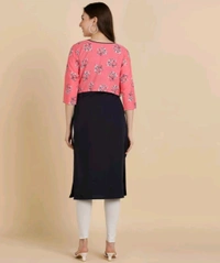 DSK Studio  ₹266 WCP Women Self Design Kurta y4ff86 M 213 - Pink, S