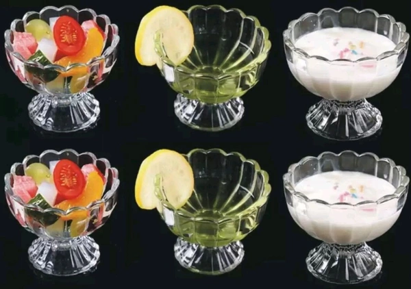KWINTAS INDIA Free Delivery  ₹15 WCP Unbreakable Plastic Modern Ice Cream Cup (Set of 6) jk5lsv M 23