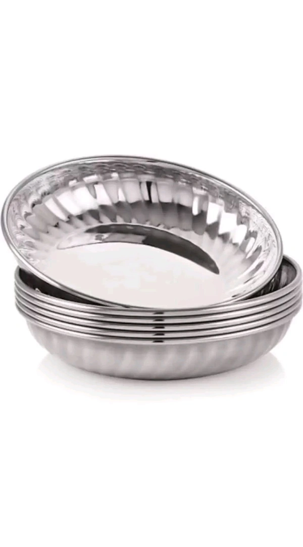 SHINI LIFESTYLE Free Delivery  ₹46 WCP Stainless Steel Bowler Set (Set of 7) l21va6 M 46 - Free Size