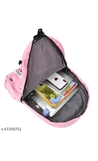 JMC ENTERPRISES Free Delivery  ₹171 WCP Stylish Backpack mu97uc M 233 - Pink, Free Size