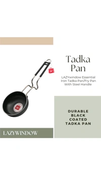 LAZYwindow Free Delivery  ₹95 WCP Essential Iron Tadka Pan v4d8ma M 155