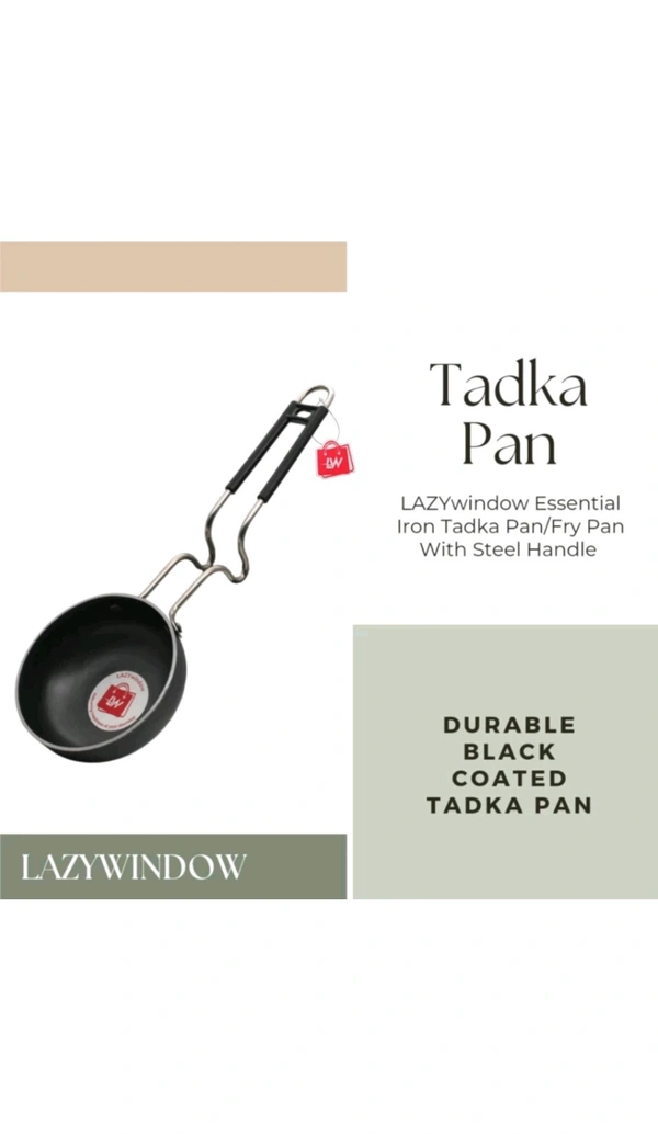LAZYwindow Free Delivery  ₹95 WCP Essential Iron Tadka Pan v4d8ma M 155