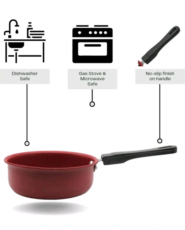 LAZYwindow Free Delivery  ₹108 WCP Superior Quality Nonstick Frying Pan l8nwe7 M 145 - Free Size
