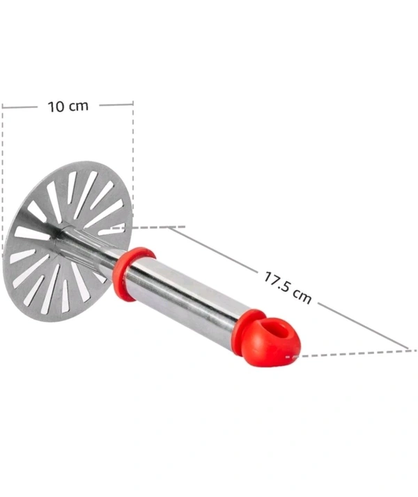 OMORTEX PRODUCTS  ₹213 WCP Kitchen Tool Set, Blender Stainless Steel Bhaji Masher, Whisk, Spatula & Brush (Pack of 5) happbs M 230