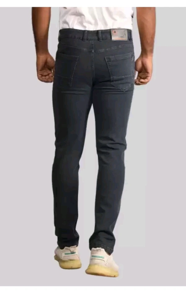 VARDHAMAN FASHIONFAB PVT LTD Free Delivery  ₹485 WCP Slim Men Jeans cmeiqu M 600 - Dove Gray, 28
