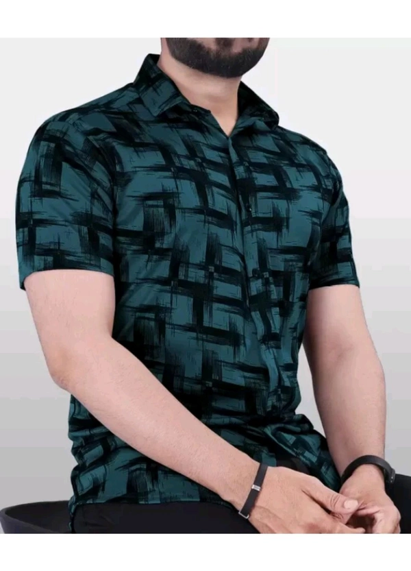 ₹177 WCP Casual Printed Shirt For Men mo4tl9 M 259 - Green, L