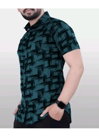 ₹177 WCP Casual Printed Shirt For Men mo4tl9 M 259 - Green, L
