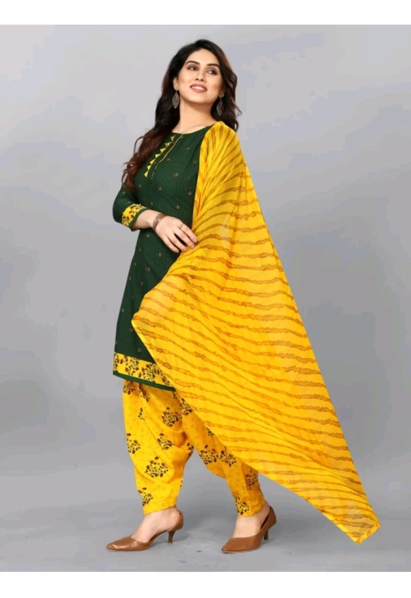 Sarvagny Clothing Free Delivery  ₹300 WCP Casual Women Salwar Suit jvowp7 M 272 - Yellow Green
