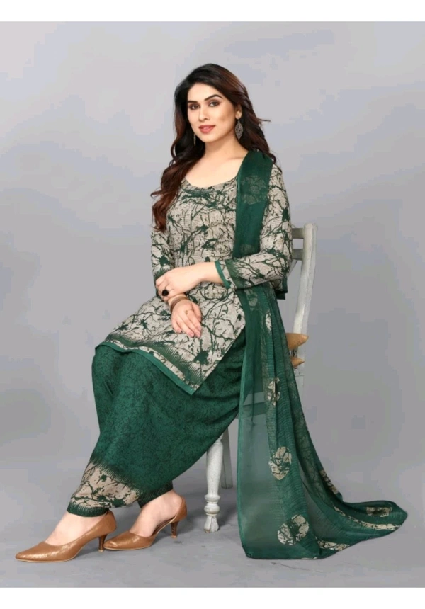 Sarvagny Clothing Free Delivery  ₹300 WCP Casual Women Salwar Suit jvowp7 M 272 - Crepe Green