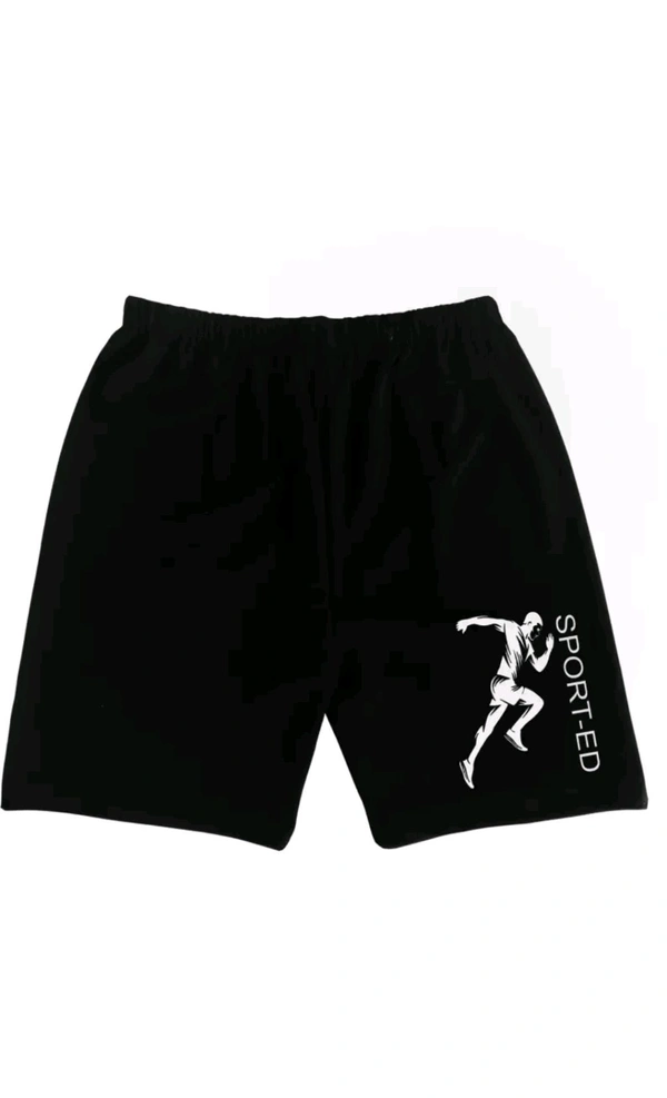 AMAZEE FASHION Free Delivery  ₹100 WCP Shorts For Boys Sports Printed Lycra Blend (Pack of 2) 7bmp8m M 135 - Black - Olive Green, 8-9 Years