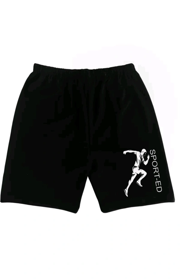 AMAZEE FASHION Free Delivery  ₹100 WCP Shorts For Boys Sports Printed Lycra Blend (Pack of 2) 7bmp8m M 135 - Black - Navy, 9-10 Years