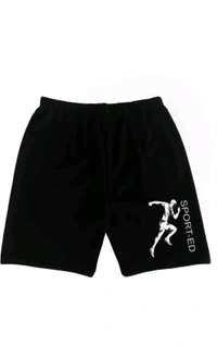 AMAZEE FASHION Free Delivery  ₹100 WCP Shorts For Boys Sports Printed Lycra Blend (Pack of 2) 7bmp8m M 135 - Black - Olive Green, 10-11 Years