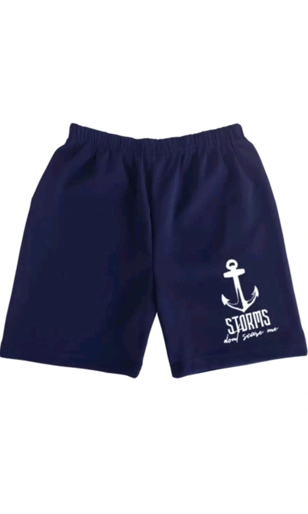 AMMAN CLOTHING  ₹96 WCP Shorts For Boys & Girls Casual Printed Cotton Lycra Blend (Pack of 3) 9h0xpd M 95 - Black Grey Navy, 10-11 Years