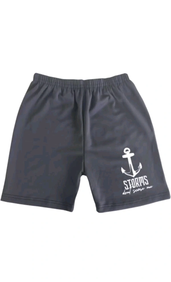AMMAN CLOTHING  ₹96 WCP Shorts For Boys & Girls Casual Printed Cotton Lycra Blend (Pack of 3) 9h0xpd M 95 - Black Grey Olive Green, 4-5 Years