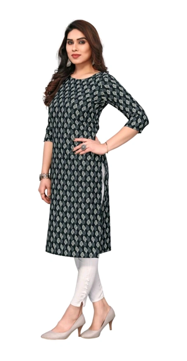 KETAKI FASHION  ₹145 WCP Women Printed Kurtis (Pack of 2)  izjzqq M 147 - Orange - Black, L